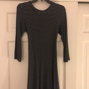 American Eagle Long-Sleeve BabyDoll Dress